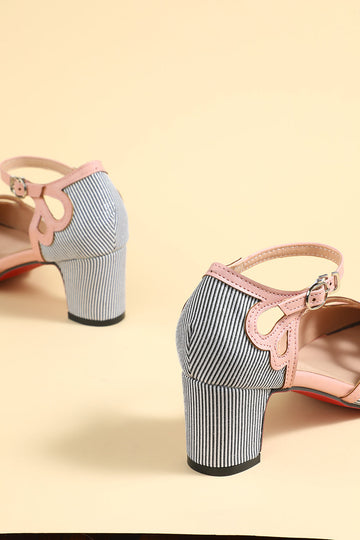 Białe czarne paski Retro Buty